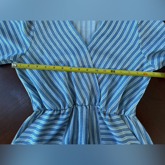 Ella Mara Chic Striped V-Neck Maxi Dress size S - Picture 8 of 12